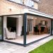 Extension with open bi-fold doors Nairn - Cathedral Windows